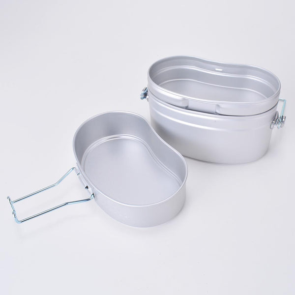 Rothco ( ロスコ ) 戦闘飯盒2型 日本製( 塗装無しSILVER ショートタイプ吊り手セット・単品 ) 41013