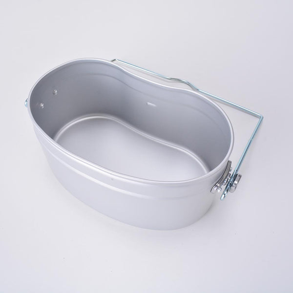 Rothco ( ロスコ ) 戦闘飯盒2型 日本製( 塗装無しSILVER ショートタイプ吊り手セット・単品 ) 41013