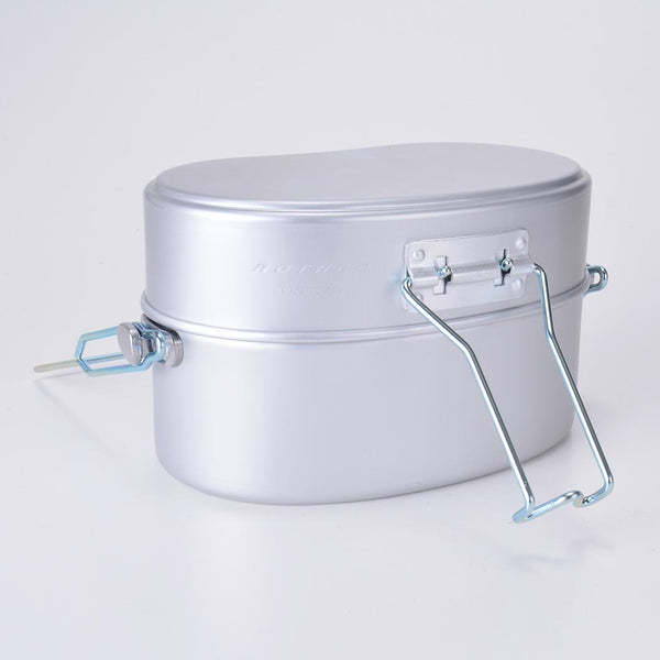 Rothco ( ロスコ ) 戦闘飯盒2型 日本製( 塗装無しSILVER ショートタイプ吊り手セット・単品 ) 41013