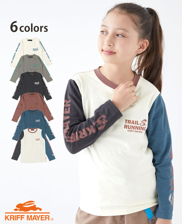 KRIFF MAYER(クリフメイヤー)KIDSキャンプラビットロゴTEE 2237826K
