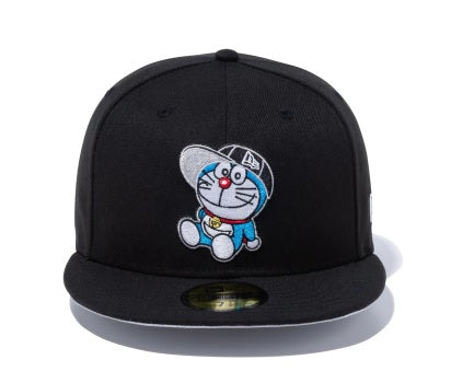 NEW ERA(ニューエラ)59FIFTY ドラえもん キャップ ブラック グレーアンダーバイザー 13546317