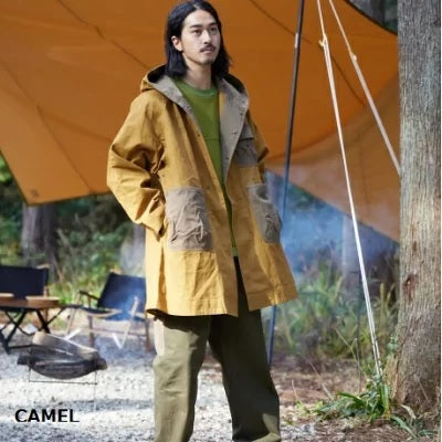 JRD(ジェーアールディ―)JRD&JARLD フード ポンチョコートHOODED FIRE PROOF PONCHO COAT