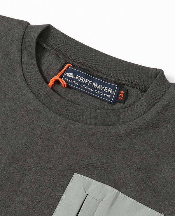 KRIFF MAYER(クリフメイヤー)KIDSゆったり6分ポケTEE  2237834K