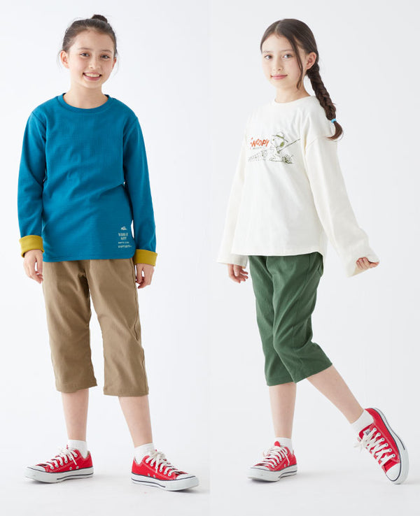 【 SALE 】 KRIFF MAYER ( クリフメイヤー ) KIDS伸びメッシュクロップド 2235126K