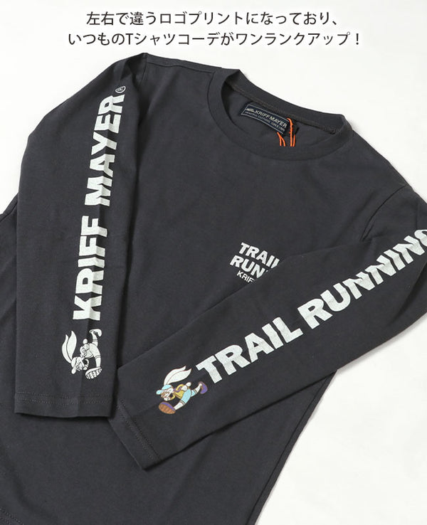 KRIFF MAYER(クリフメイヤー)KIDSキャンプラビットロゴTEE 2237826K