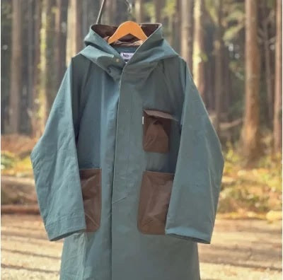 JRD(ジェーアールディ―)JRD&JARLD フード ポンチョコートHOODED FIRE PROOF PONCHO COAT