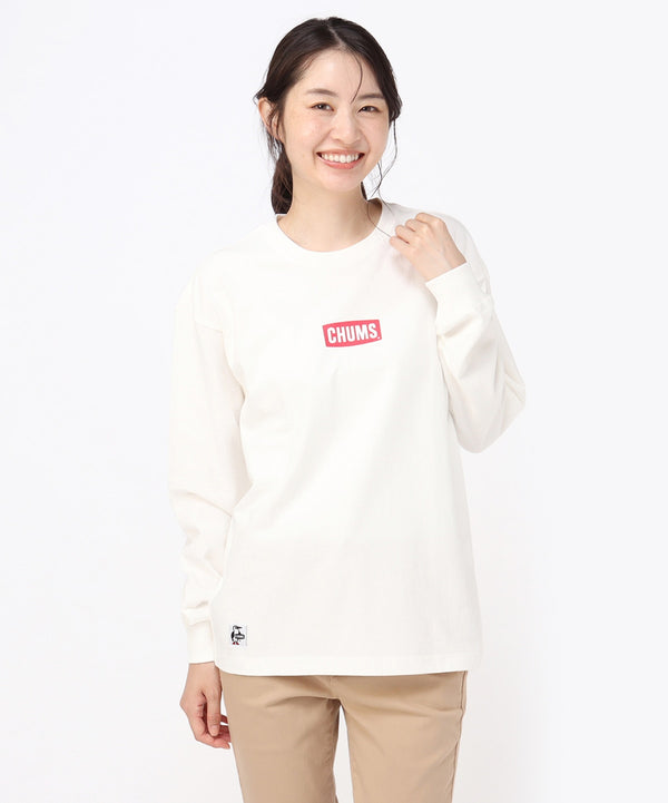 CHUMS(チャムス)オーバーサイズドミニチャムスロゴロングスリーブTシャツ CH01-2066