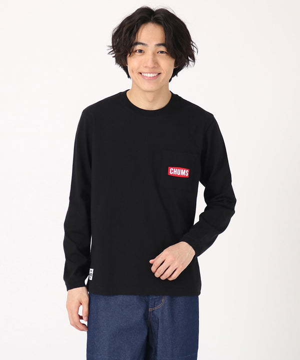 CHUMS(チャムス)チャムスロゴポケットロングスリーブTシャツ CH01-2155