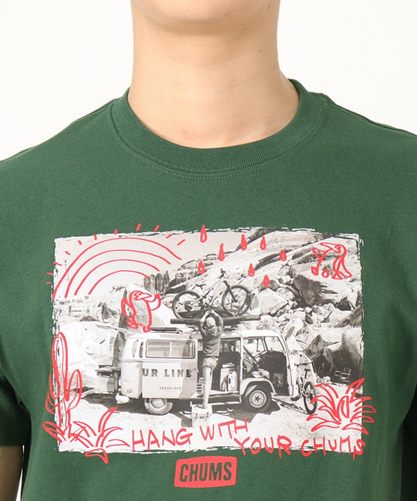 CHUMS(チャムス)ドゥードゥルフォトTシャツ CH01-2159