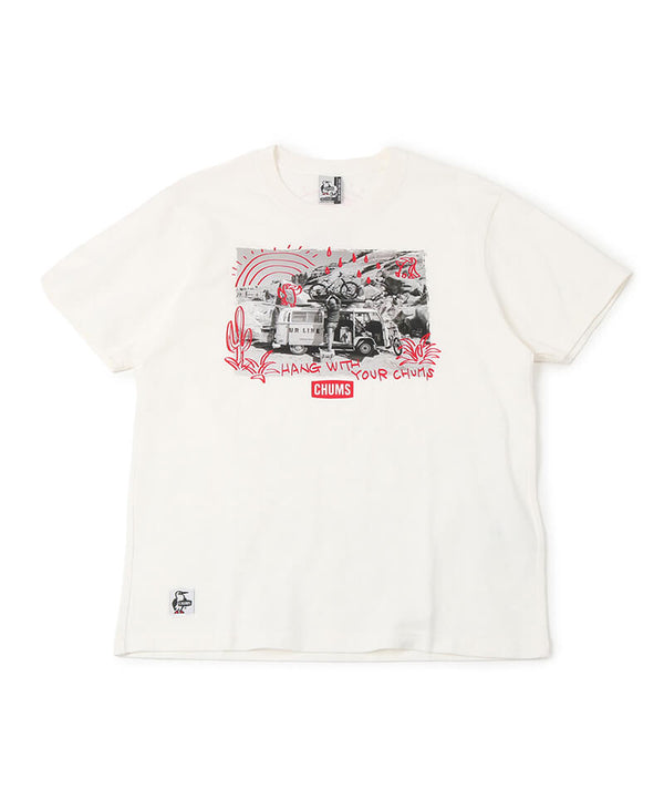CHUMS(チャムス)ドゥードゥルフォトTシャツ CH01-2159