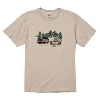 FIELD SEVEN × FIELDOG コラボ キャンプTシャツ カジュアルトップス ウエア ダブルステッチ ハイエース フレンチブルドッグ
