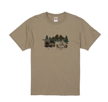 FIELD SEVEN × FIELDOG コラボ キャンプTシャツ カジュアルトップス ウエア ダブルステッチ ハイエース フレンチブルドッグ
