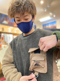 KRIFF MAYER×FIELD SEVENコラボ企画 HINOKOフリースクルーネック MULTI カジュアルトップス アメカジ アウトドアウエア ボアフリース 難燃