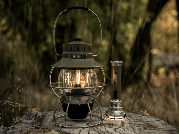 Barebones Living ( ベアボーンズ ) レイルロードランタンLED オーシャンブルー | インテリアとしても お洒落な LED ランタン