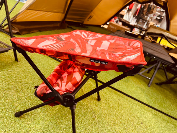 【FIELD SEVEN|VISSELKOBE】コラボ商品 折りたたみオットマン