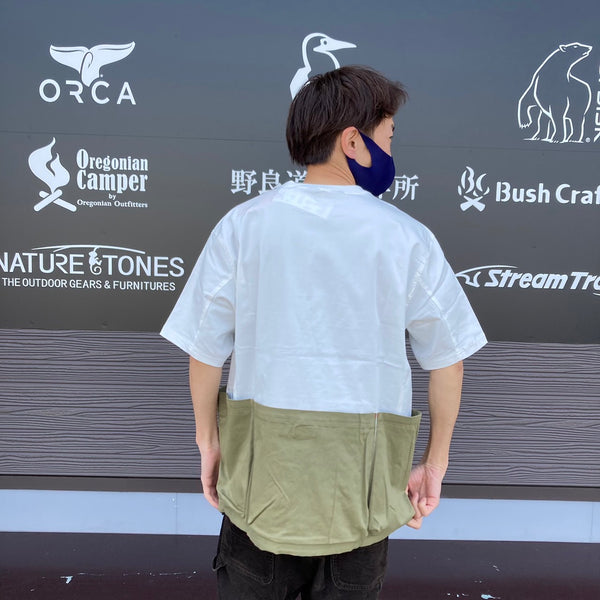 KRIFF MAYER×FIELD SEVENコラボ企画 クルーネック半袖キャンプシャツ 2245106F