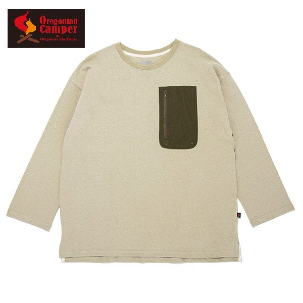 Oregonian Camper(オレゴニアンキャンパー) Camp Long Sleeve TEE Oatmeal