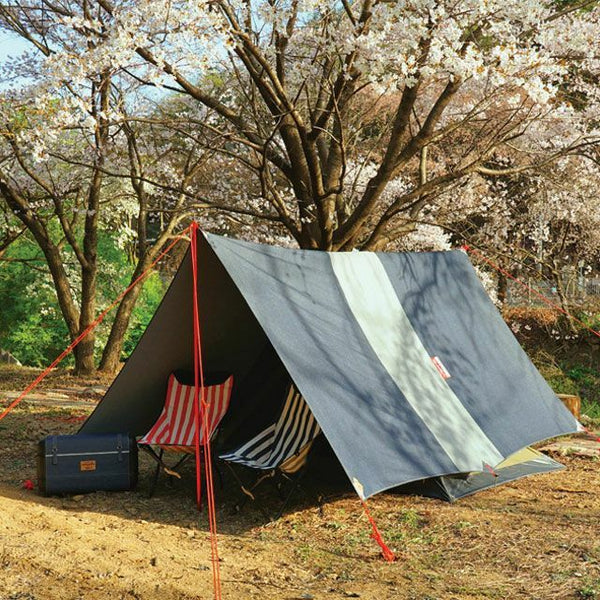 【 SALE 】VERNE ( ベルン ) DENIM TARP 15  デニムタープ | タープ | BBQ | デイキャンプ | キャンプ | ファミリーキャンプ | 大人数