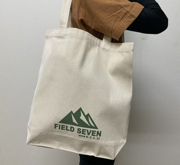 FIELD SEVEN ( フィールドセブン ) コットントートバッグB4 ナチュラル | サンドベージュ | トートバッグ | バッグ | コットン | オリジナル | B4 | お出かけ | アウトドア | キャンプ