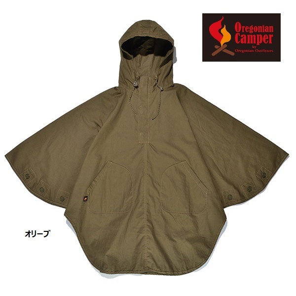 Oregonian Camper(オレゴニアンキャンパー) Fire Proof Bonfire Poncho Olive | FIELD SEVEN  EC STORE