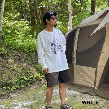 JRD(ジェーアールディ―)JRD x ISOBREWING 吸水速乾 袖口リブ ロンT
