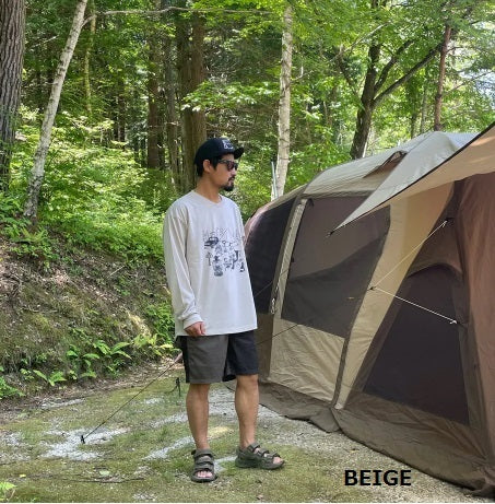 JRD(ジェーアールディ―)JRD x ISOBREWING 吸水速乾 袖口リブ ロンT