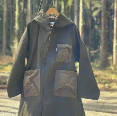 JRD(ジェーアールディ―)JRD&JARLD フード ポンチョコートHOODED FIRE PROOF PONCHO COAT