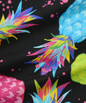 LOUDMOUTh（ラウドマウス）メンズ 半袖シャツ ストレッチサッカー素材 エレクトリックパイナップルズ UV/ストレッチ/接触冷感　763608-281