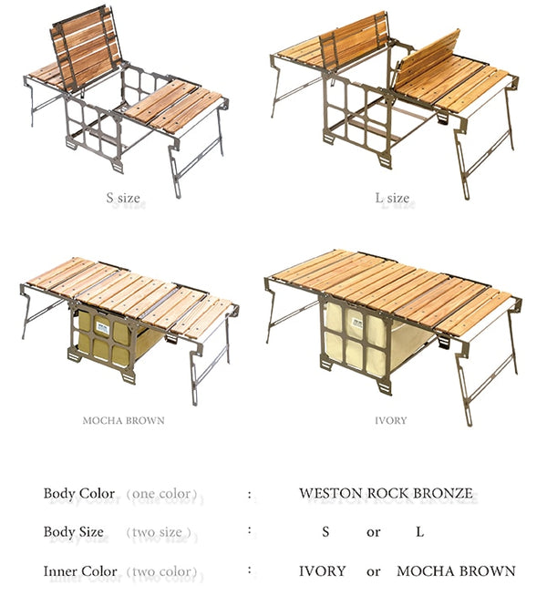 NATURE TONES(ネイチャートーンズ)　サイドボックス＆テーブル FABRICバージョン　Ｓサイズ