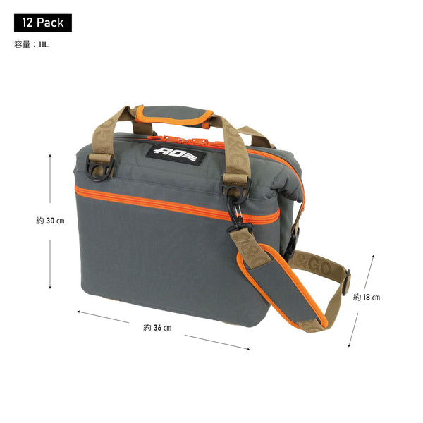 【 新色 】 AO Coolers ( エーオークーラーズ ) 12パック キャンバス ソフトクーラー | クーラーバッグ | 保冷 | ソフト | 軽い | 人気 | 定番 | キャンプ | 運動会 | アウトドア | レジャー | 釣り | AO12