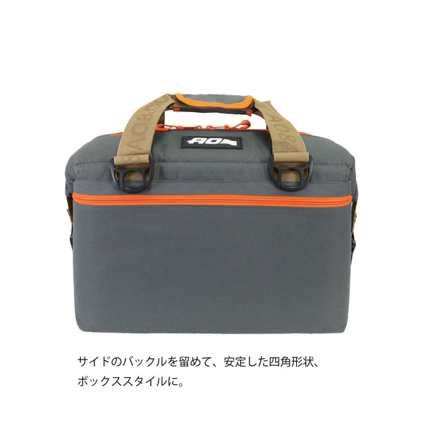【 新色 】 AO Coolers ( エーオークーラーズ ) 24パック キャンバス ソフトクーラー | クーラーバッグ | 運動会 | ピクニック | キャンプ | アウトドア | レジャー | 保冷 | 人気 | 定番 | バーントオーカー | クールグレー
