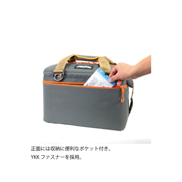 【 新色 】 AO Coolers ( エーオークーラーズ ) 24パック キャンバス ソフトクーラー | クーラーバッグ | 運動会 | ピクニック | キャンプ | アウトドア | レジャー | 保冷 | 人気 | 定番 | バーントオーカー | クールグレー