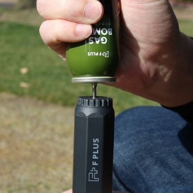 F PLUS ( エフプラス ) スティックバーナー | アウトドア | 高火力 | キャンプ | シンプル | ガストーチ | 充填 | 繰り返し | ８角形 | かっこいい | プレゼント | ギフト | えふぷらす