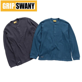 GRIP SWANY ( グリップスワニー ) 【 GSC-83 】 WAFFLE L/S TEE Tシャツ | 長袖 | シャツ | アウトドア | アパレル | キャンプ | ワッフル | ワッフルニット | シーンレス