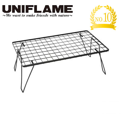 UNIFLAME ( ユニフレーム ) フィールドラック ブラック | 611616 | アウトドア | キャンプ | 棚 | ラック | コンパクト | フラット | 30kg | 耐荷重 | アウトドア用品 | キャンプ用品 | シンプル | 使いやすい