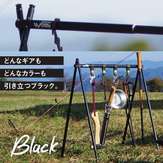 SINANO WORKS ( シナノワークス ) スナイプハンガーソロ ハンガーラック キャンプラック ギアハンガー アウトドアラック ランタンハンガー キャンプ 収納 ソロキャンプ アウトドア ギア収納 テントサイト キャンプ用品 軽量 コンパクト 折りたたみ 持ち運び