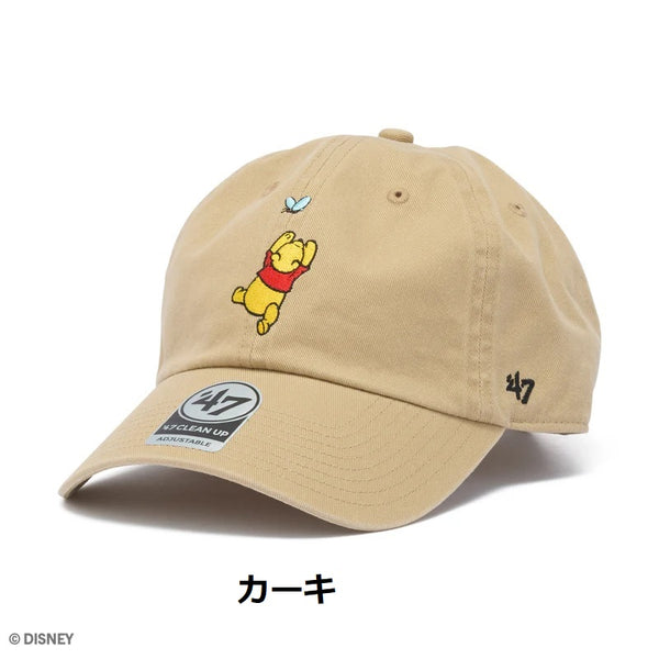 ’47 ( フォーティーセブン ) ’47 クリーンナップ ディズニー Disney ウィニー・ザ・プー カーキ | サンダルウッド | 帽子 | キャップ | ユニセックス | アウトドア | 日よけ | オシャレ | ウォッシュド加工 | 定番 | サイズ調整 | 14920462 | 14920461