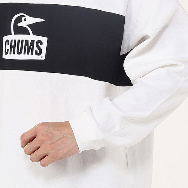 CHUMS ( チャムス ) カーンズパネルロングスリーブTシャツ | ロンT | ロングTシャツ | 長袖 | ウェア | トップス | オーバーサイズ | 型崩れしにくい | お出かけ | コットン | 起毛 | ちゃむす | CH01-2652