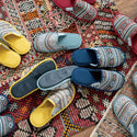 DULTON ( ダルトン ) SLIPPERS SAMOA スリッパ サモア | メンズ | レディース | 履物 | 室内 | 家 | 来客 | 自宅 | 織り柄 | サモア柄 | ルームシューズ | 袋付 | 旅行 | 行事 | 持ち運び | 携帯 | RN-0783 | だるとん