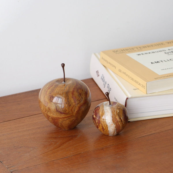 DETAIL ( ディテール ) Marble Apple Small マーブルアップル スモール | リンゴ | オブジェ | 置物 | りんご | Sサイズ | インテリア | オシャレ | 大理石 | 天然 | ヴィンテージ | 3348 | デスク | でぃてーる