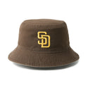 NEW ERA ( ニューエラ ) バケット01 リバーシブル MLB Bucket Hat サンディエゴ・パドレス アッシュブラウン/ウォルナット | 帽子 | バケットハット | バケハ | 可愛い | オシャレ | 日よけ | ロゴ | コットン | カジュアル | 14744769 | にゅーえら | リバーシブル