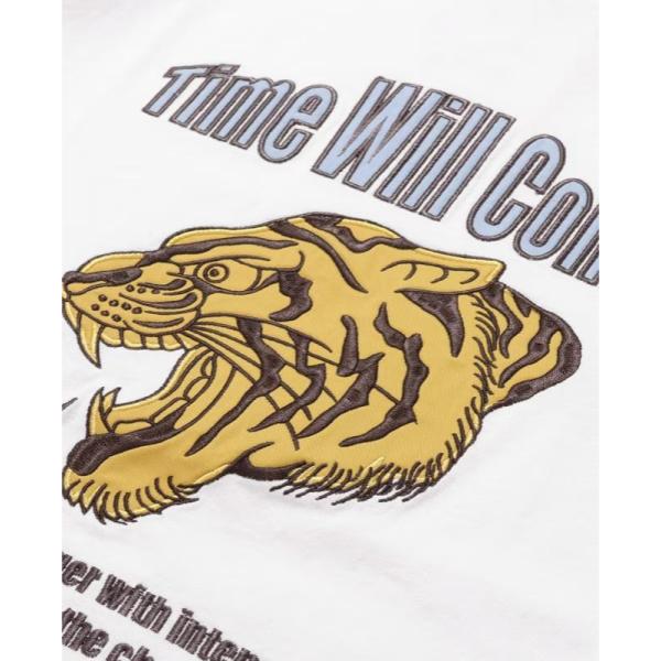 KRIFF MAYER ( クリフメイヤー ) クラフト刺繍T ( 虎 ) MENS | 2557202 | メンズ | Tシャツ | 半袖 | トラ | アップリケ | 刺繍 | 立体感 | オシャレ | ゆとり | ユニセックス | アウトドア | キャンプ | くりふめいやー | カジュアル