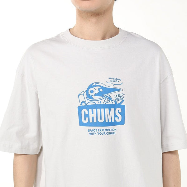 CHUMS ( チャムス ) スペースブービーTシャツ | トップス | Tシャツ | 半袖シャツ | 半袖 | 半袖Tシャツ | アウトドア | キャンプ | CH01-2545 | ロゴ | プリント | ブービー | ブービーバード | オーバーサイズ | 宇宙