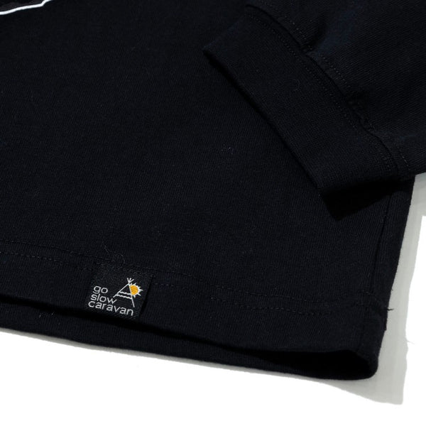 go slow caravan ( ゴースローキャラバン ) USA/C シネマ猫ロングスリーブ TEE | MENS | WOMENS | ユニセックス | メンズ | レディース | 長袖 | 猫 | ネコ | ポップコーン | Tシャツ | 綿 | カジュアル | 361903 | ごーすろーきゃらばん