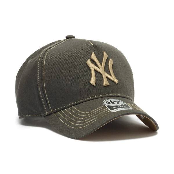 '47 ( フォーティーセブン ) '47 エムブイピー ニューヨーク・ヤンキース Contrast Stitch | ボーン | チャコール | ネイビー | 帽子 | キャップ | オシャレ | ステッチワーク | シンプル | アウトドア | レジャー | キャンプ | お出かけ | 14751363 | 14858410 | 14858411