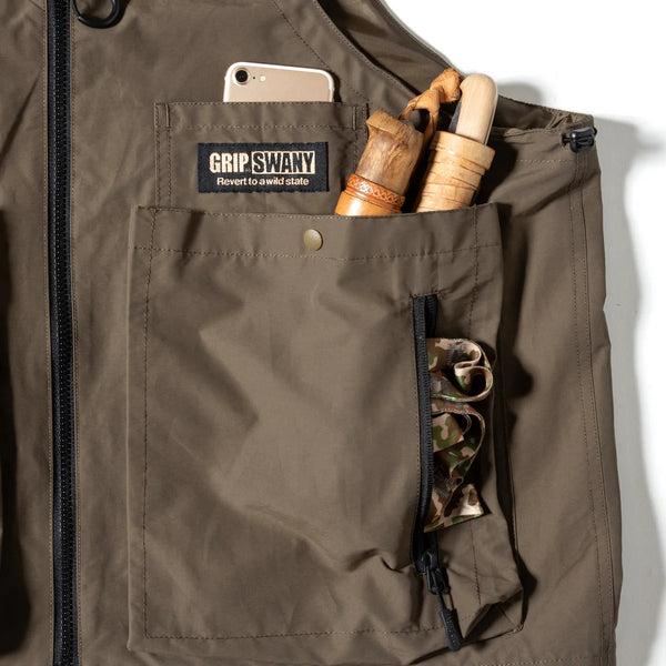 GRIP SWANY ( グリップスワニー ) 【 GSMV-063 】 GEAR BAG VEST 5.0 | ベスト | アウトドア | キャンプ | 釣り | 収納 | ポケット | トートバッグ | 2way | バッグ | ウェア | トップス | レジャー | ぐりっぷすわにー