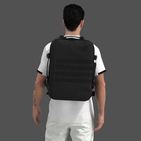 CABINZERO ( キャビンゼロ ) ミリタリーバックパック MILITARY STYLE 36L | アブソリュートブラック | CZ-181401 | CZ-181403 | ミリタリーグリーン | アウトドア | 旅行 | キャンプ | トラベル | きゃびんぜろ