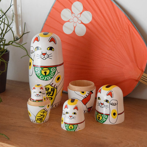 DETAIL ( ディテール ) Lucky Cat ラッキーキャット | 招き猫のマトリョーシカ | 招き猫 | マトリョーシカ | マトリョシカ | インテリア | ネコ | プレゼント | ギフト | 可愛い | 商売繁盛 | 千客万来 | 縁起物 | 3415LU