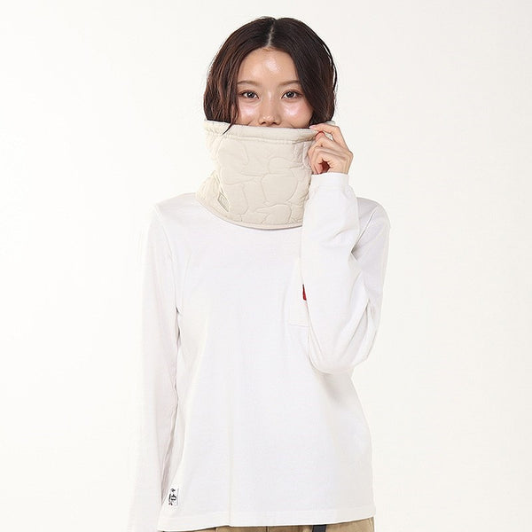 CHUMS ( チャムス ) ブービーステッチパテッドネックウォーマー | マフラー | ネックウォーマー | 防寒 | 冬 | 通勤 | 通学 | オシャレ | ワンポイント | 刺繍 | 保温 | ユニセックス | 軽い | キルティング | CH09-1349 | ちゃむす