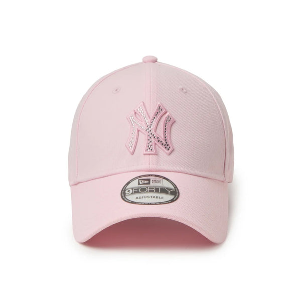 NEW ERA ( ニューエラ ) 9FORTY Rhinestone ラインストーン ニューヨーク・ヤンキース ブラック | ピンク | グレー | 帽子 | キャップ | 日よけ | ポリエステル | サイズ調整 | 14942634 | 14242633 | 14942635 | にゅーえら